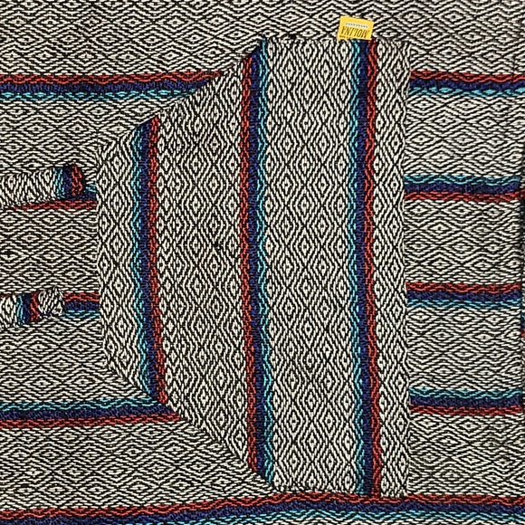 Vintage. Mexican Baja Hoodie. Knit.  Like-new. Size Medium - Picture 5 of 14